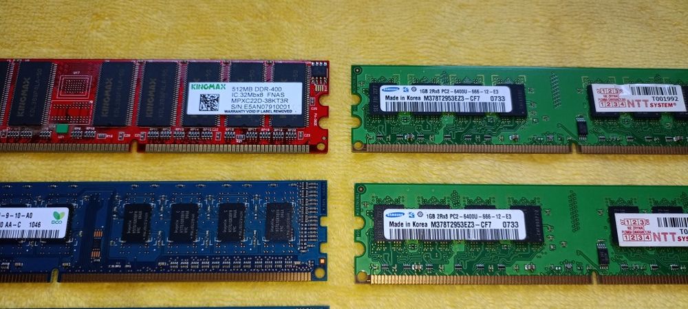Pamięć Ram do pc. Kości pamięci
