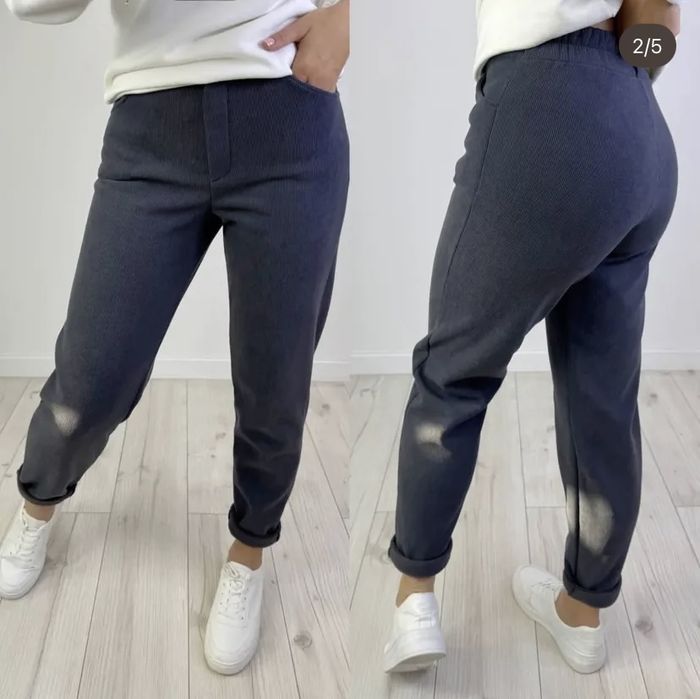 Нові Штани вельветові на флісі, 42 розмір