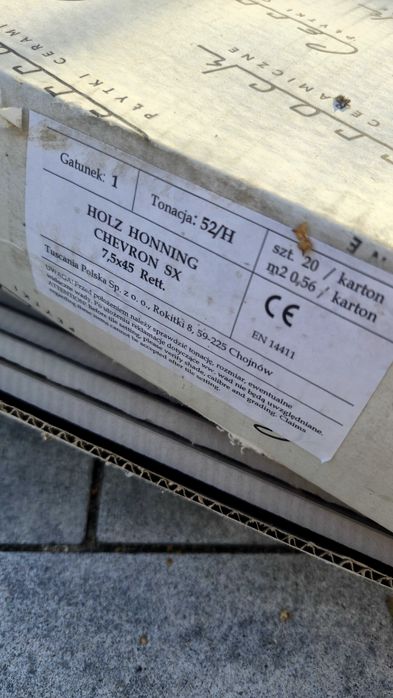 Płytki jodełka Chevron Holz Honning