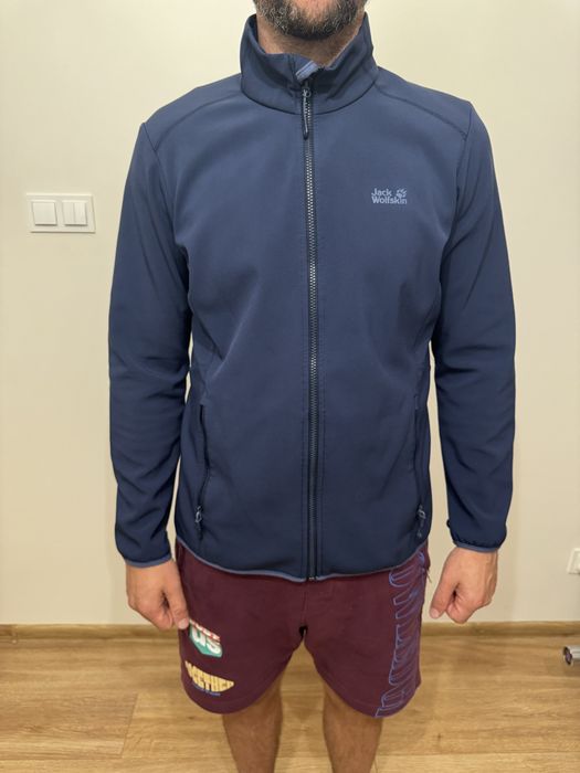 jack wolfskin ciepla bluza meska