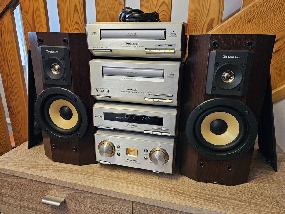 Wieża Technics SE-HD550 pilot kolumny