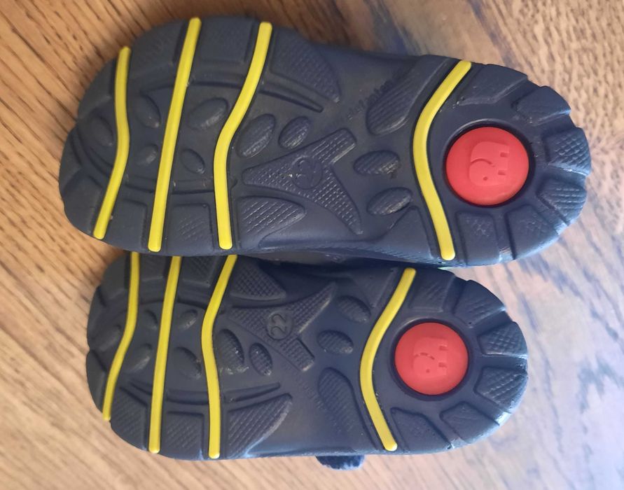 ELEFANTEN sandały sandałki Ulica Sezamkowa granat i oliwka buźki R. 22