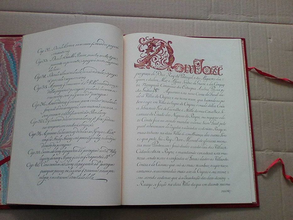 Foral Da Vila De Oeiras Dado Pela Magestade ...