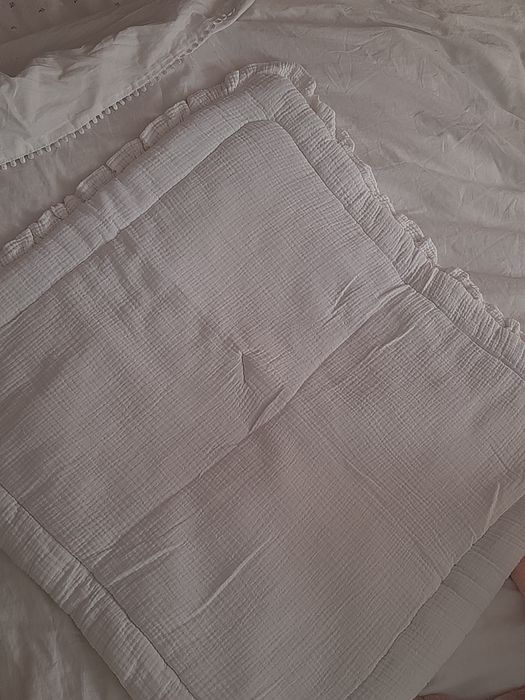 Rożek muślinowy biały