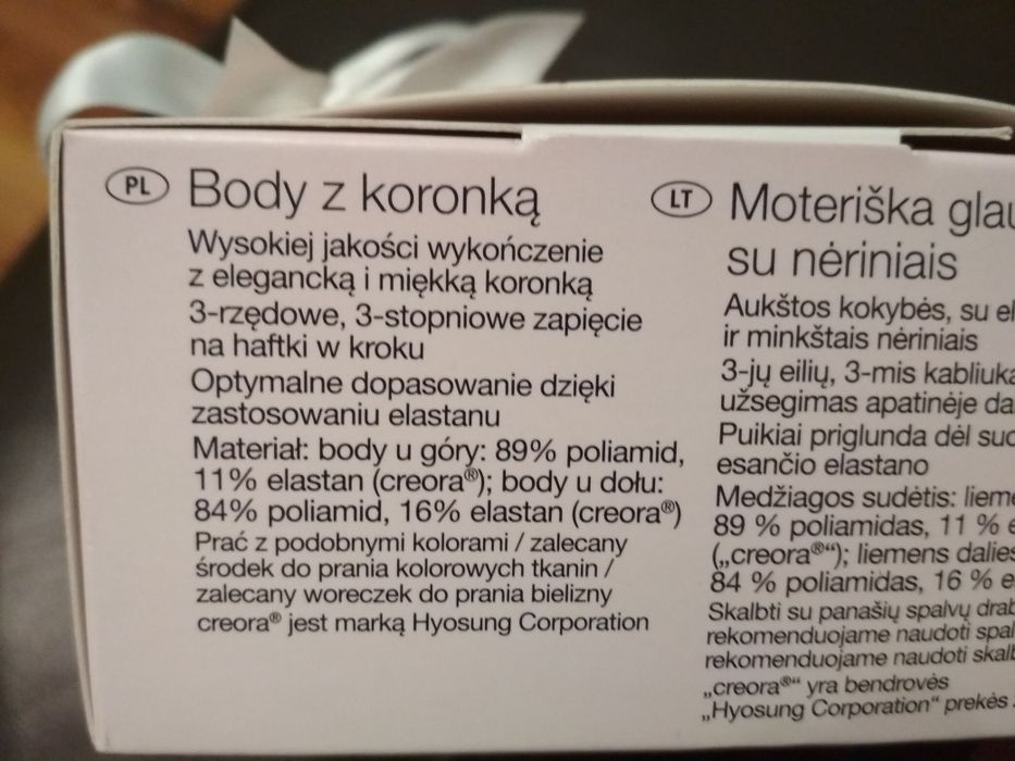 Nowe body koronkowe Esmara rozmiar 36/38 S