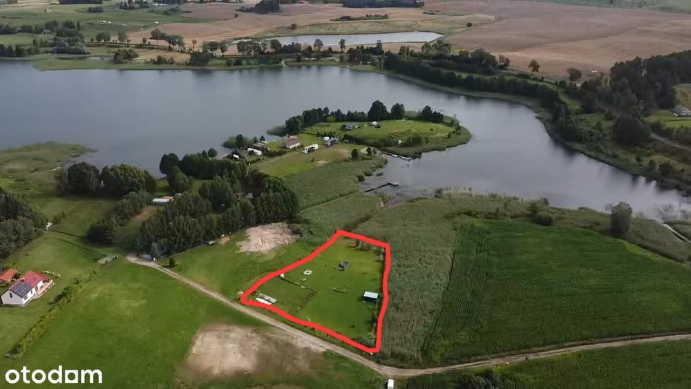 Działka rolna gm. Stare Juchy 3075 m² z linią brzegową jeziora Szostak - Widok 2