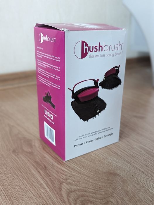 Щітка Hushbrush масажна зручна миюча для догляду гриви хвоста коня  ло