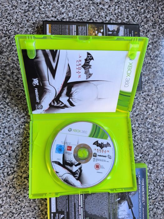 Conjunto de 3 jogos Xbox 360+5 CDs danificados