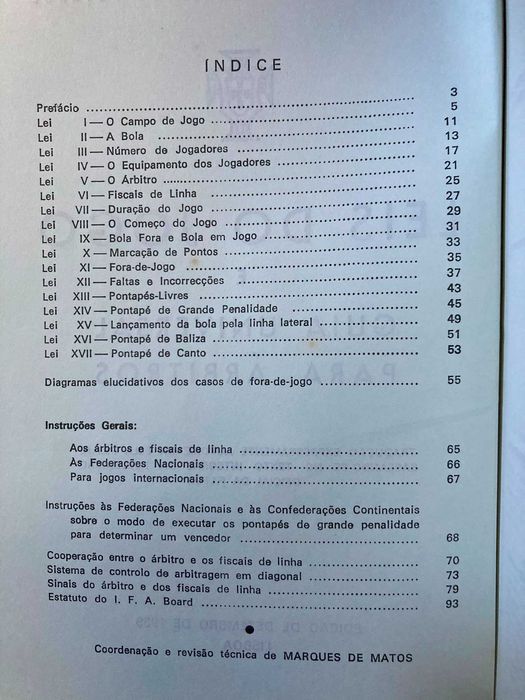 Leis do Jogo e Guia Universal Para Árbitros