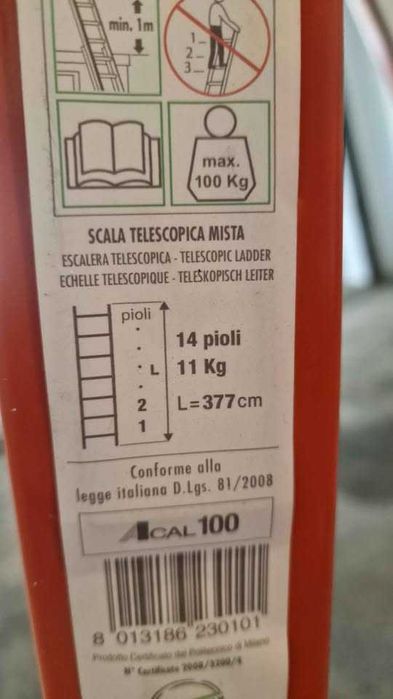 Escada telescópica Gierre