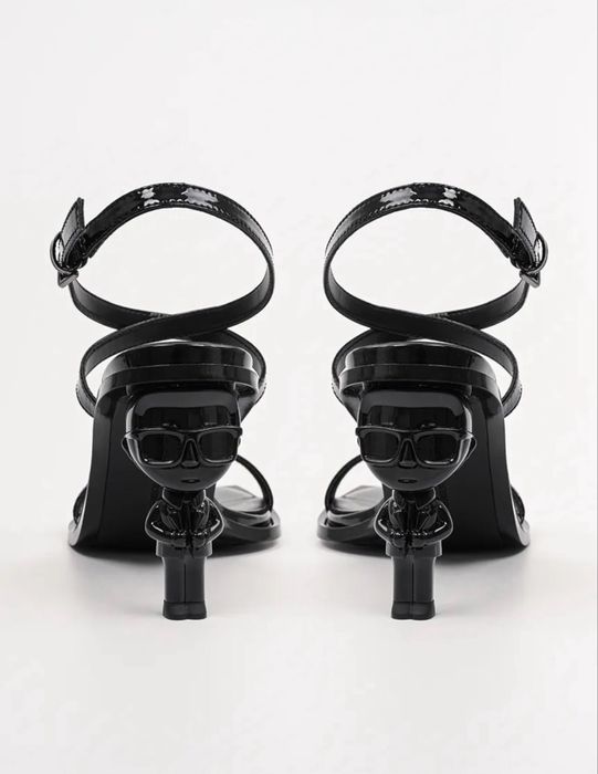 Босоніжки в  стилі Chanel KARL NFT HEEL від  Карла Лагерфельда