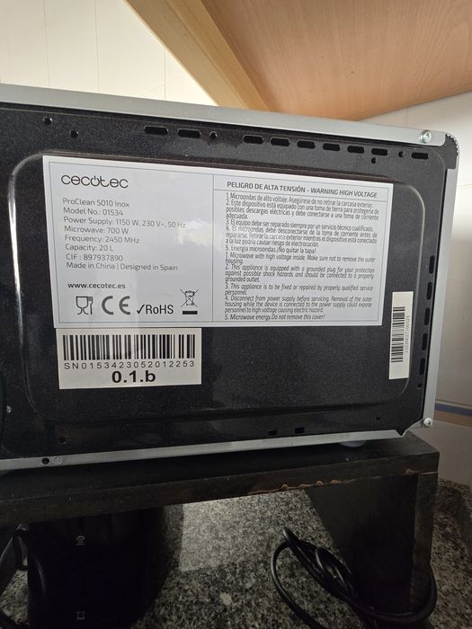 Microondas Cecotec