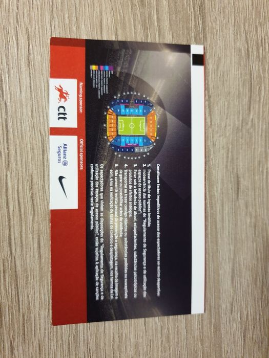 Bilhete Porto - Belenenses Taça CTT 2016