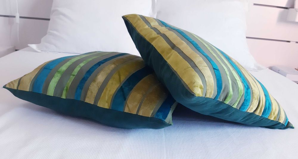 Capas de almofada verde