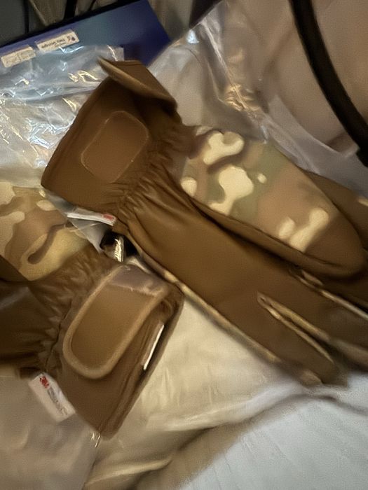 Перчатки зимние 2E, Winter Full Touch 3M, XL, M, L камуфляж