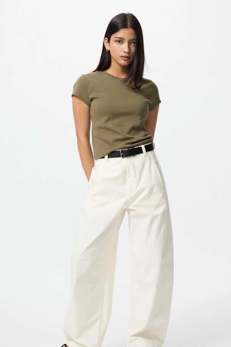 Штани uniqlo jersey barrel leg розмір S