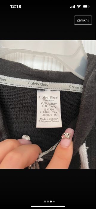 rozpinana bluza calvin klein