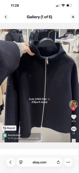 Нове пальто Zara  М розмір пальто