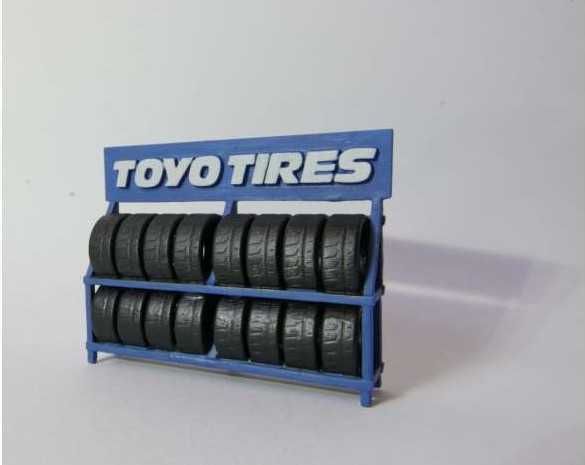 Cartrix Expositor de pneus 1/43