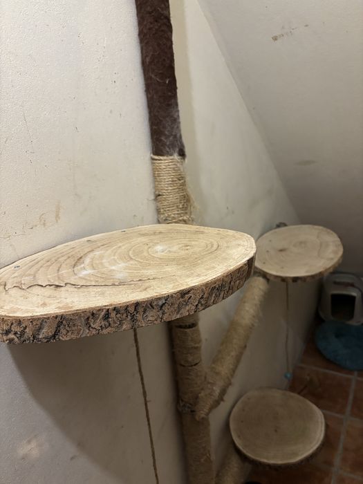 Arranhador madeira maciça