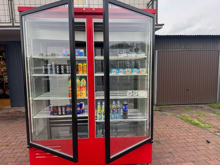 Szafa chłodnicza gastronomiczna RAPA SCh-2SR 1242L przelotowa LED -jak nowa.