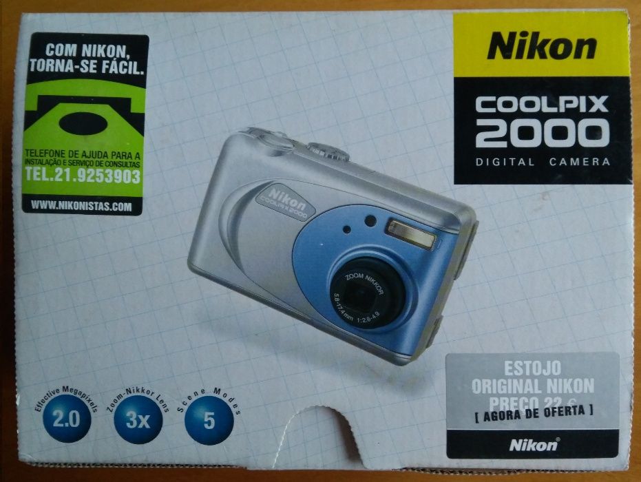 Máquina fotográfica Nikon Coolpix 2000