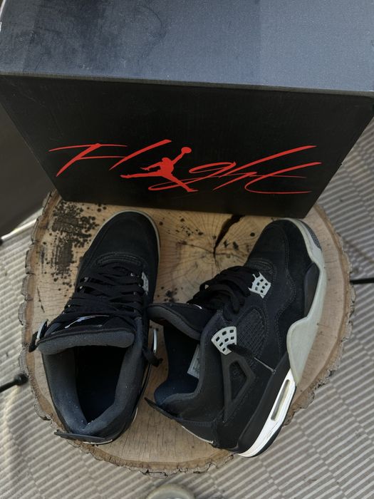 Jordan 4 Blac Canvas