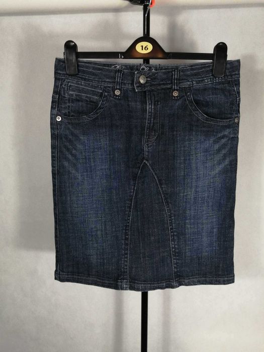 DIVERSE Jeans Spódnica Damska 30 Oryginalna Super Stan Bawełna Dżins