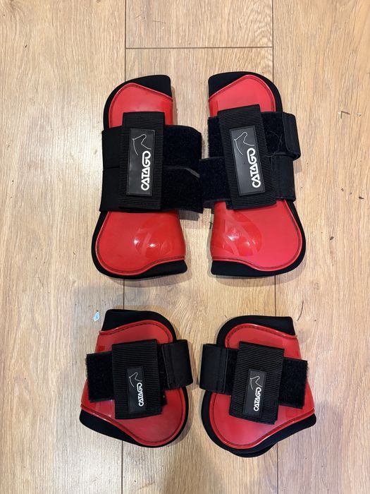 Ochraniacze czerwone full dla konia