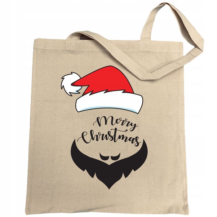 torba na zakupy nadruk mikołaj broda święta