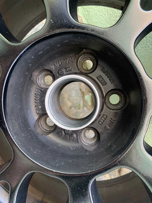Jantes originais BBS 5x112 em 17 com pneus (Aplicadas em Audi A4 B6)