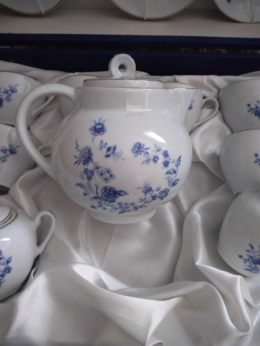 Conjunto chá porcelana