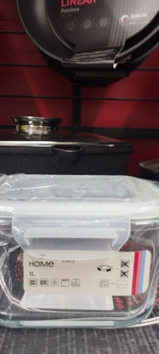 Pojemnik szklany 1L-solidny