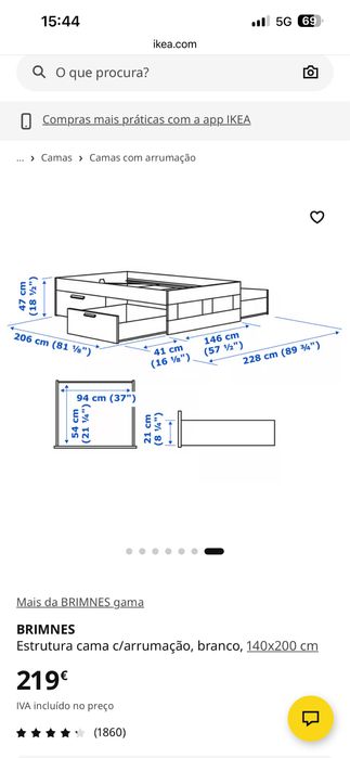 Cama Casal Brimnes
