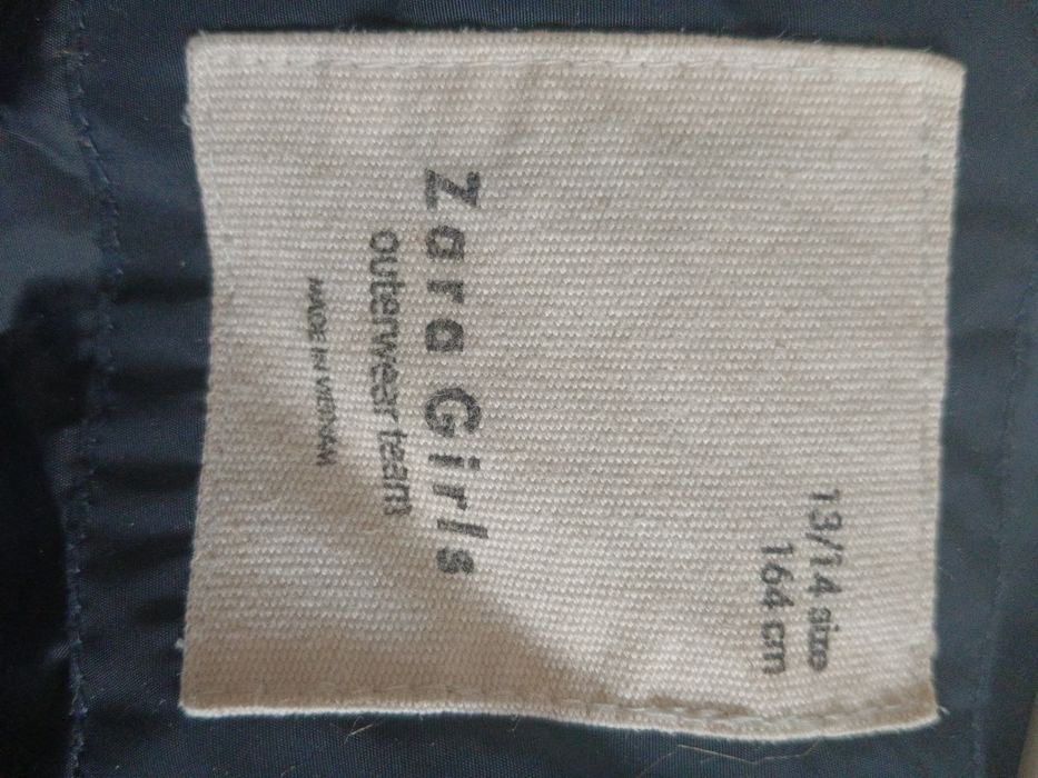 Zara kurtka zimowa 13/14 lat/ 164