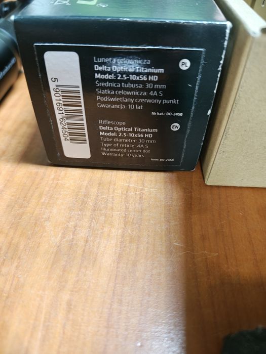 Luneta Delta Optical Titanium 2,5-10x56 hd 4A S