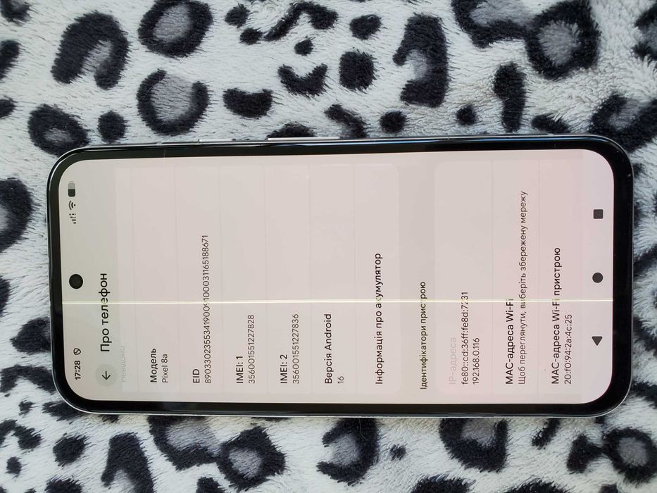 Google Pixel 8a, 8/128, на запчасти