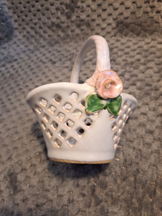 Ceramiczny koszyczek koszyk ozdoba