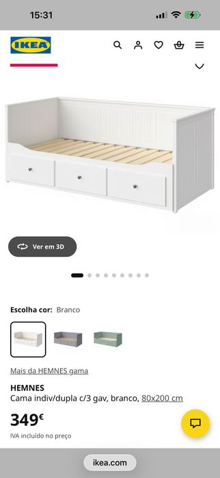 Cama de criança modelo IKEA