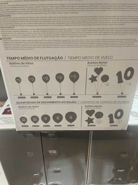 Garrafa de Hélio 7L - Balões de festas