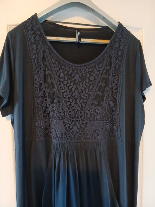 Sukienka tunika maxi blue plus size 50/52  nowa lato hit
