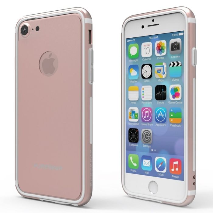 Etui PureGear do iPhone 6/6s/7 GlassBak 360 Rose Gold