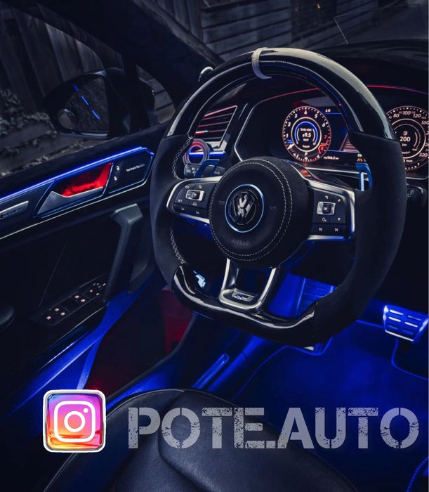 Контурна підсвітка салону авто 18в1 Premium якості. RGB Ambient