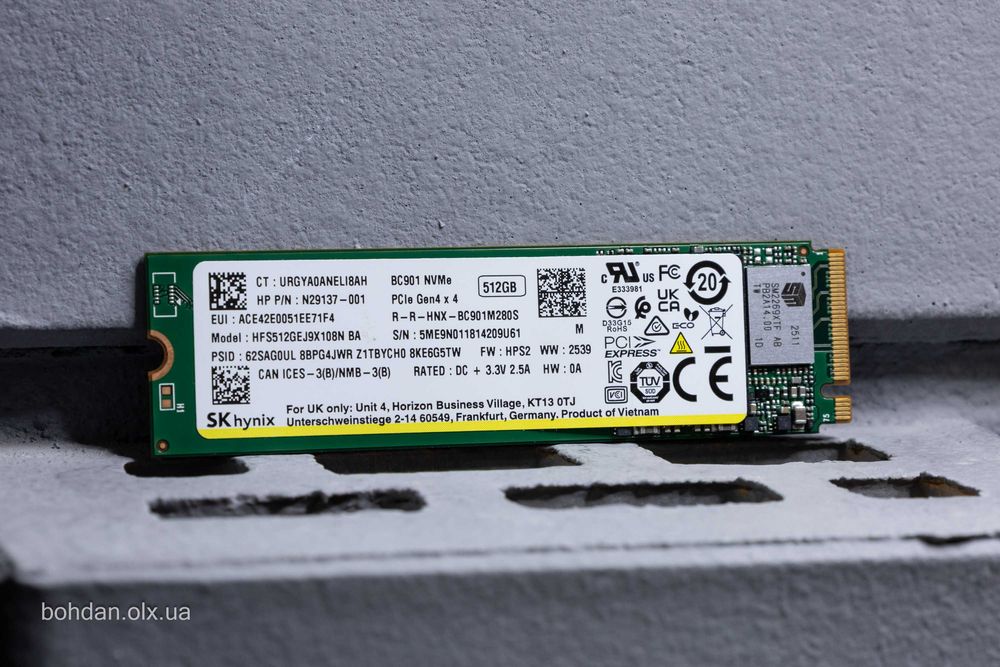 SK hynix BC901 512GB NVMe SSD (HFS512GEJ9X108N)