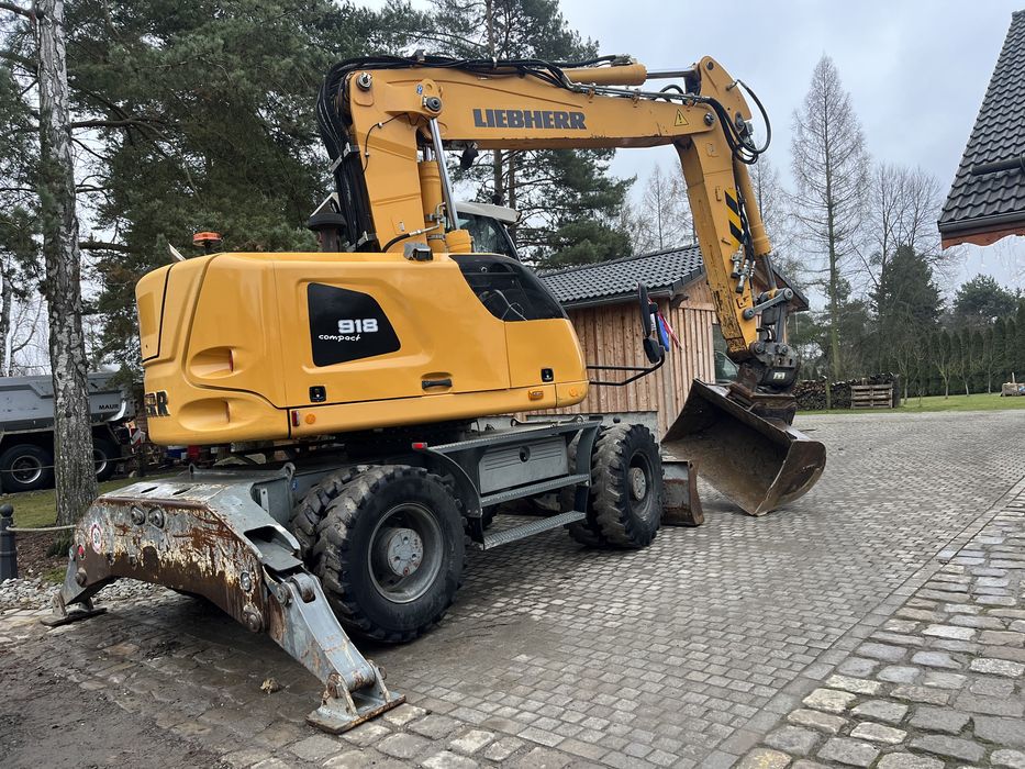 liebherr 918 compact koparka kołowa 3xłyżki