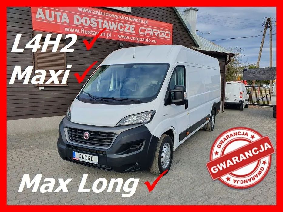 Fiat Ducato  L4H2 2,3 140 KM 3 Osobowy Max MAXI Długi VAT Faktura 23% Klima