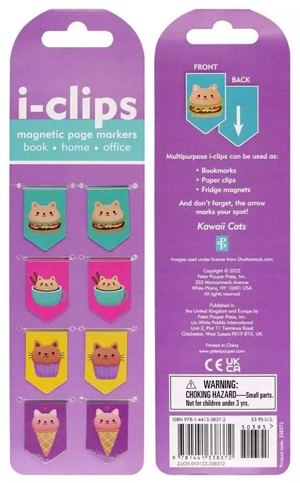 Zakładka magnetyczna Koty Kawaii. Nowy Produkt
