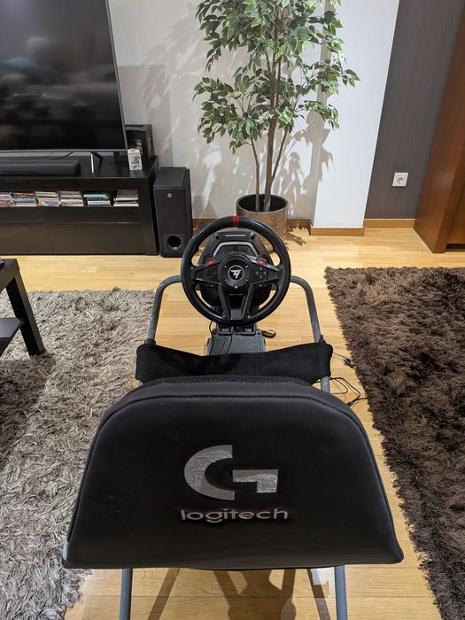 Thrustmaster t128 + cadeira playset loguitech challenge x G edition