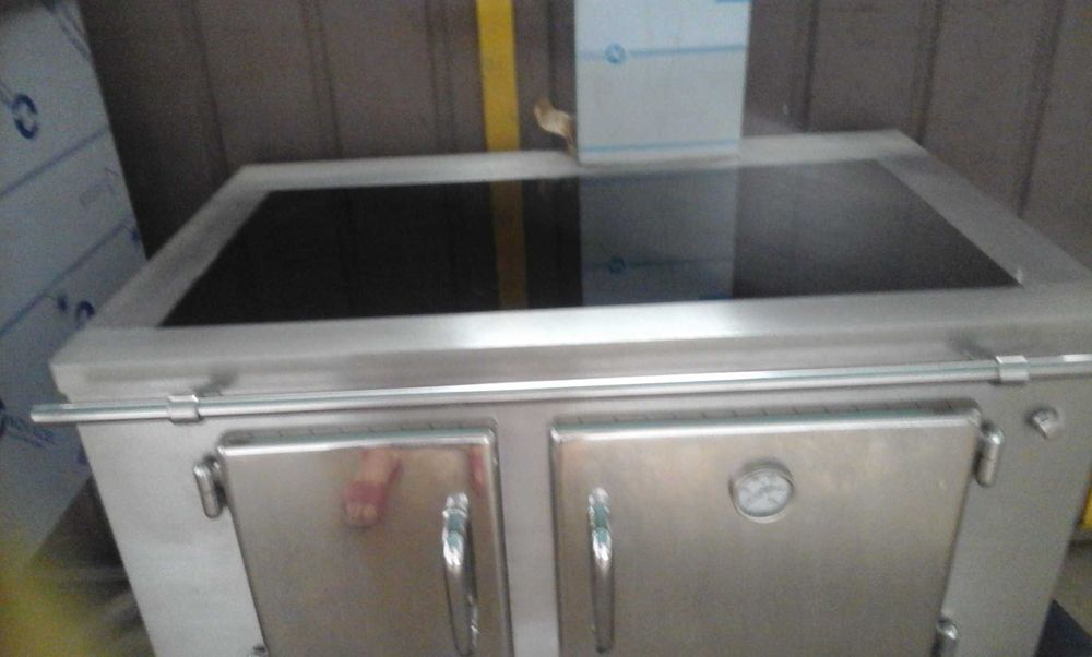 Fogão a lenha inox