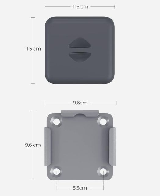 Songmics Uchwyt Podłogowy Do Słupków Markizowych Bocznych Gsa504Y01